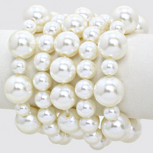 Load image into Gallery viewer, Pearl Strand Stretch Bracelet  **Available for Next Day Shipping**
