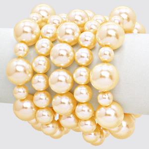 Pearl Strand Stretch Bracelet  **Available for Next Day Shipping**