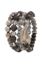 Load image into Gallery viewer, Beaded Stretch Bracelet Set **Available for Next Day Shipping**
