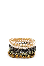 Load image into Gallery viewer, Multi Beaded Layered Bracelet Set **Available for Next Day Shipping**
