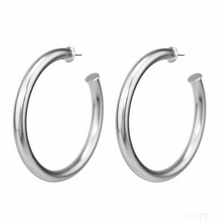 Load image into Gallery viewer, Matte Finish Hoop Earring
