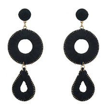 Load image into Gallery viewer, Raffia Drop Earrings
