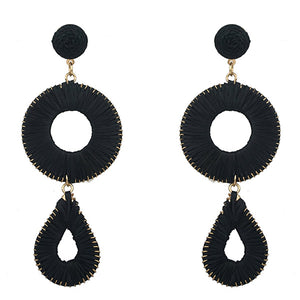 Raffia Drop Earrings