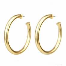 Load image into Gallery viewer, Matte Finish Hoop Earring
