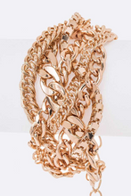 Load image into Gallery viewer, Braided Multi Chain Bracelet  **Available for Next Day Shipping**
