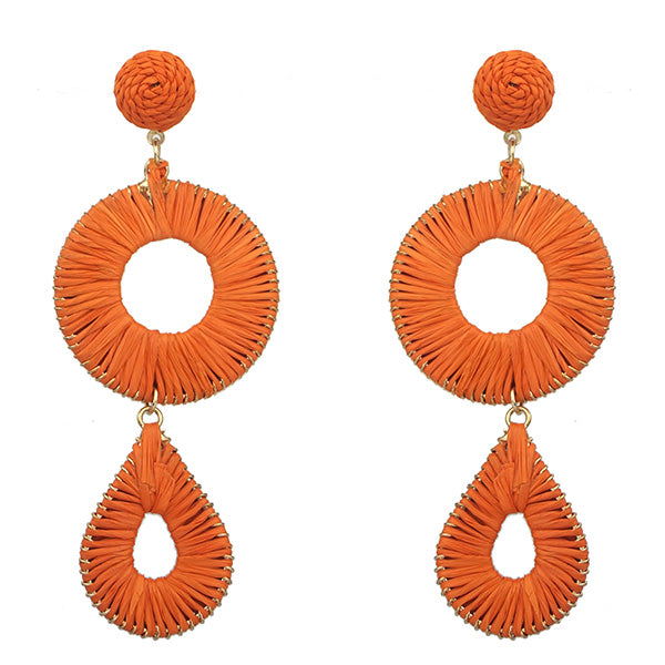 Raffia Drop Earrings